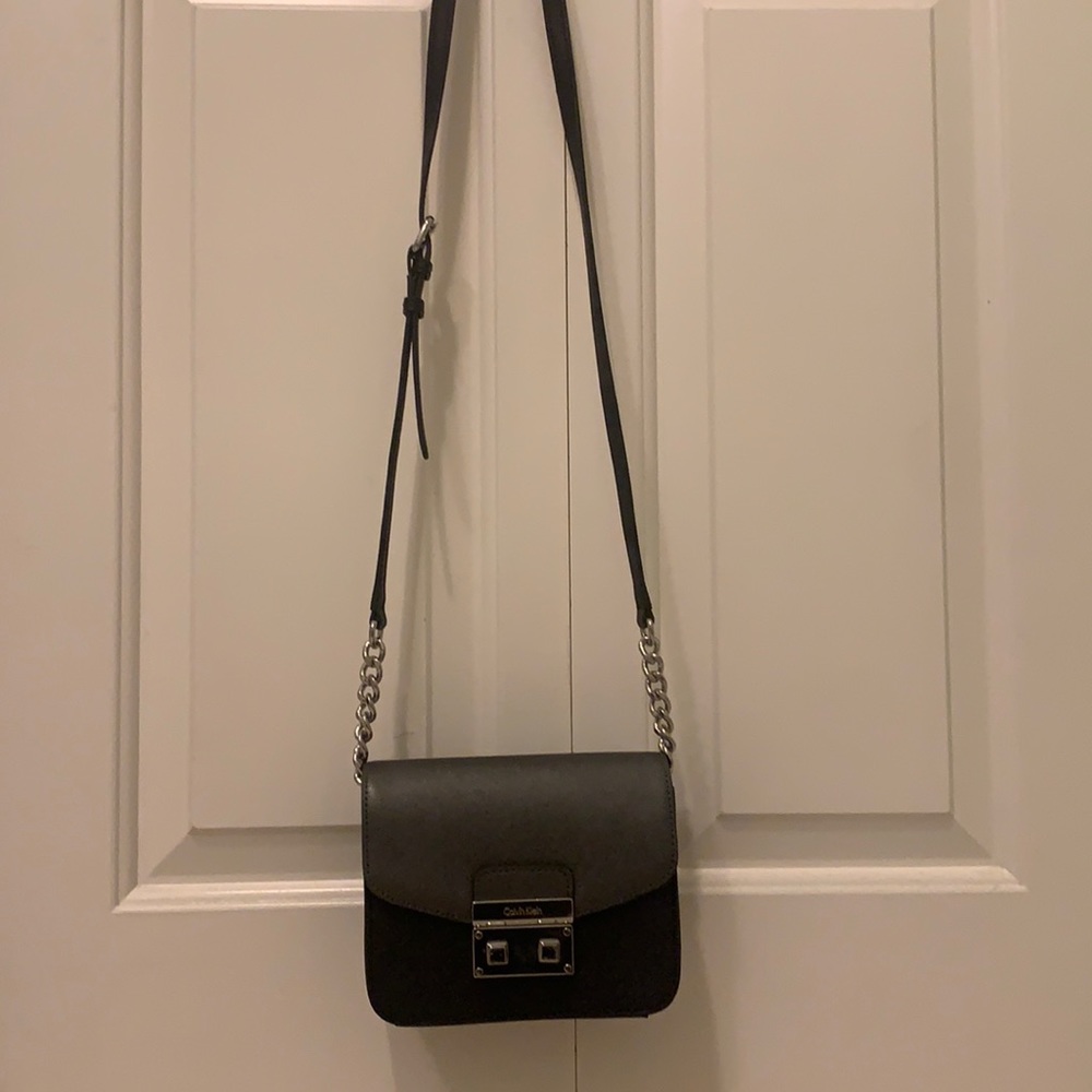 Black and Grey Calvin Klein Bag